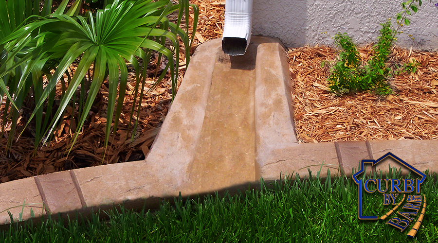 Slate Tile with Rain Drain